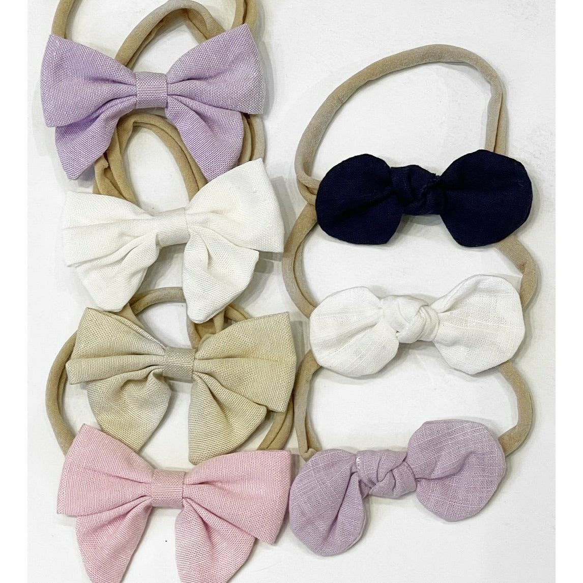 Hand Tied Bow Headband