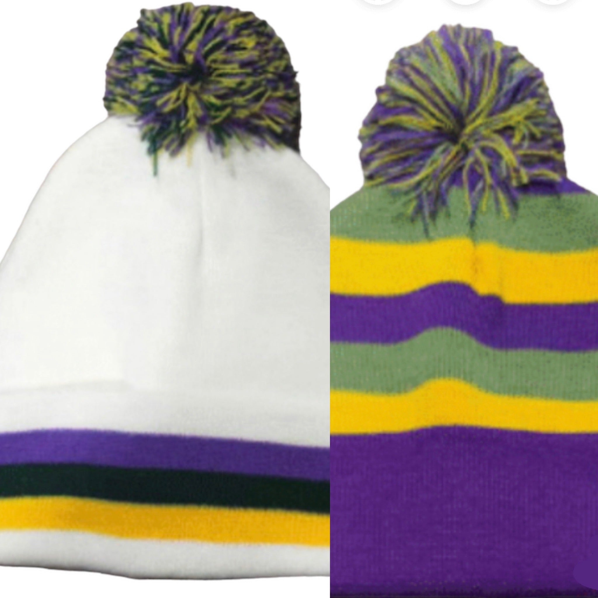 Mardi Gras Beanies