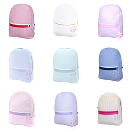 SEERSUCKER MEDIUM BACKPACK