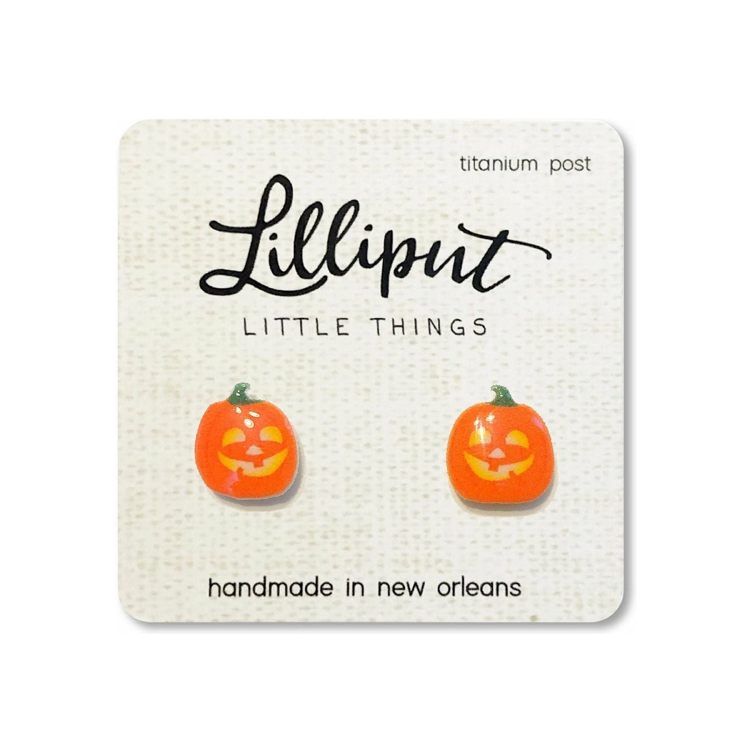 Jack O' Lantern Earrings