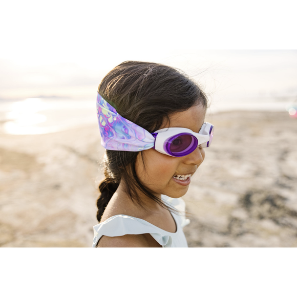 Pastel Swirl Swim Goggles