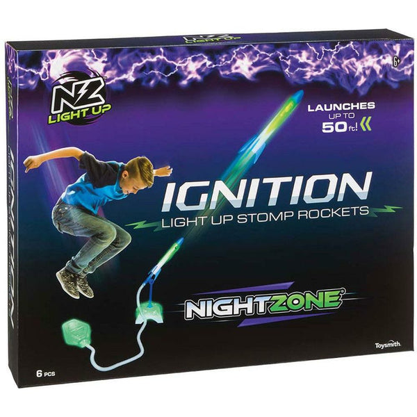 NIGHTZONE IGNITION GLOW IN THE DARK ROCKET