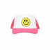 HOT PINK/Yellow Smiley